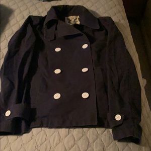Double breast button jacket